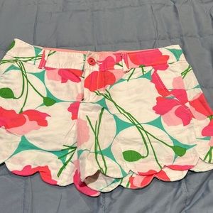 Flower Lily Pulitzer shorts size 4